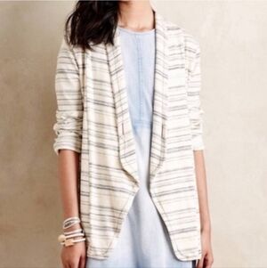 Anthropologie Saturday Sunday Striped Open Cardigan Size Small